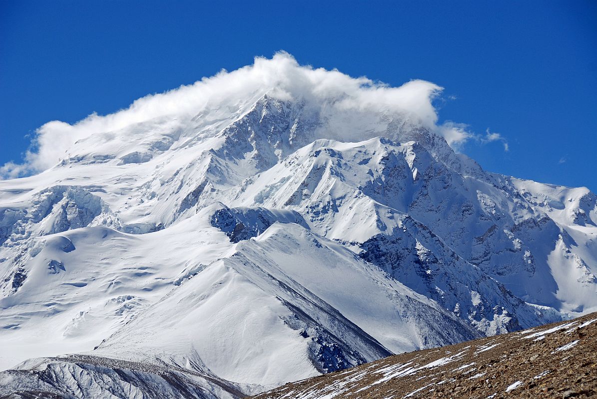 24 Clouds Roll In Over Shishapangma North Face From Trek Almost To Shishapangma North Advanced Base Camp The clouds start to roll in over Shishapangma North Face as we approach Shishapangma North Advanced Base Camp.